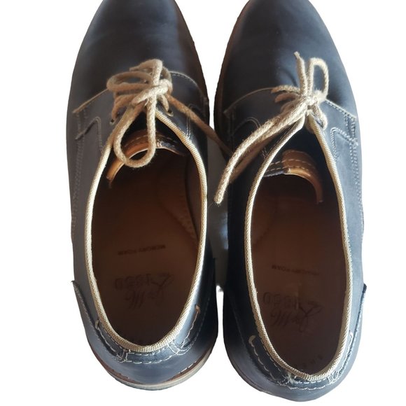 J&M Est.1850 Men's Sized 10.5 M DARK BLUE LEATHER - Picture 6 of 9